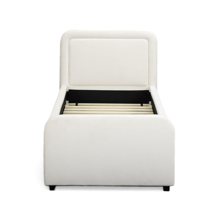 TOV Furniture Briella Performance Velvet Trundle Bed in Twin