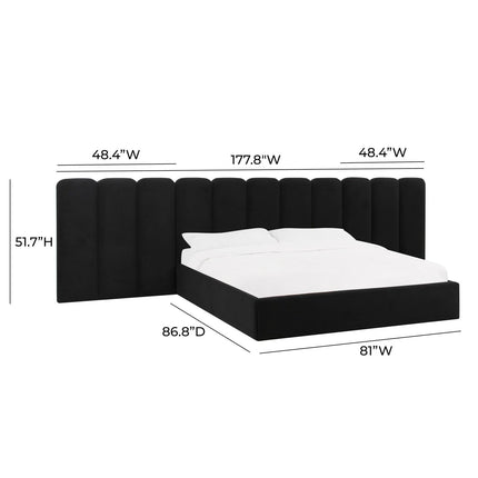 TOV Furniture Palani Wings - Queen or King (Set of 2)