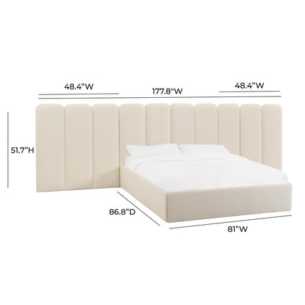 TOV Furniture Palani Wings - Queen or King (Set of 2)