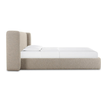 TOV Furniture Babette Tan Boucle Bed