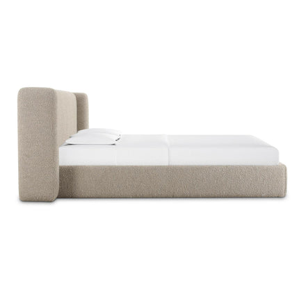 TOV Furniture Babette Tan Boucle Bed