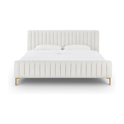 TOV Furniture Angela Upcycled Linen Bed