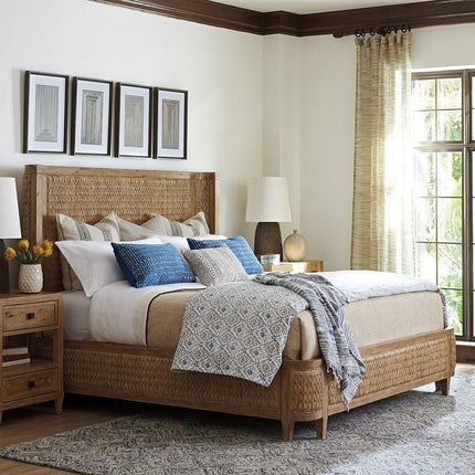 Tommy Bahama Home Los Altos Ivory Coast Woven Bed