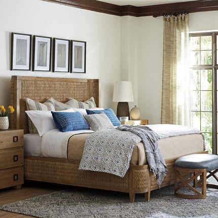 Tommy Bahama Home Los Altos Ivory Coast Woven Bed