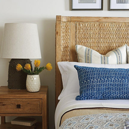 Tommy Bahama Home Los Altos Ivory Coast Woven Bed