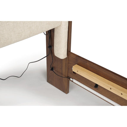 Copeland Sloane Floating Bed With Lighting - Sunbrella Upholstery