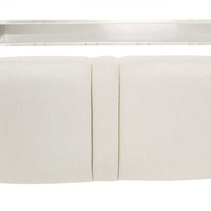 Michael Amini Penthouse Short Panel Bed - Ash Gray