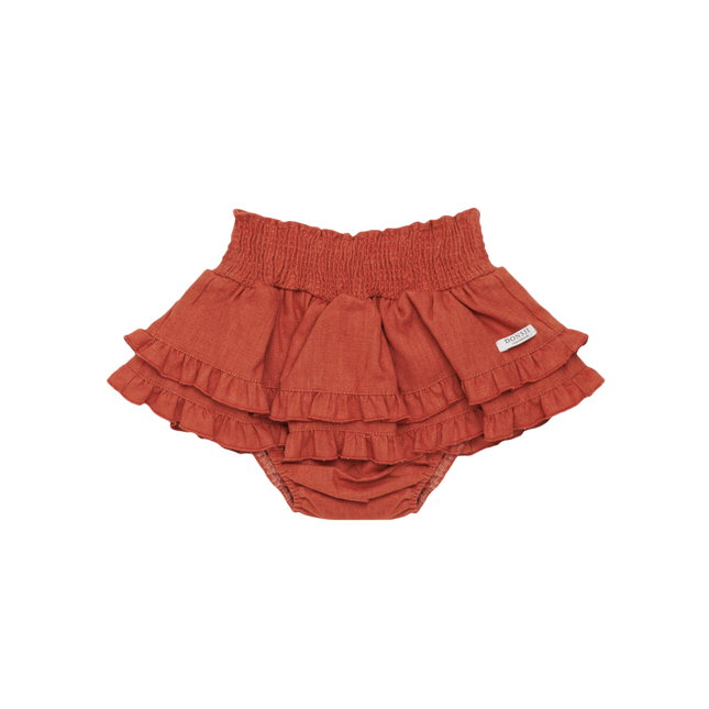 Vaibi Linen Bloomers | Rosewood