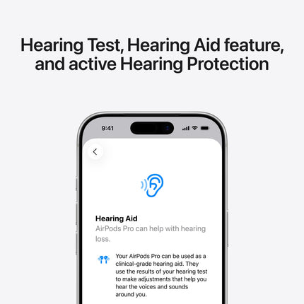 Apple AirPods Pro 3 witte draadloze in-ear oordopjes met siliconen oortips en geopende oplaadcase op witte achtergrond.