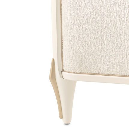 Michael Amini La Terrazza Panel Bed - Creamy Pearl