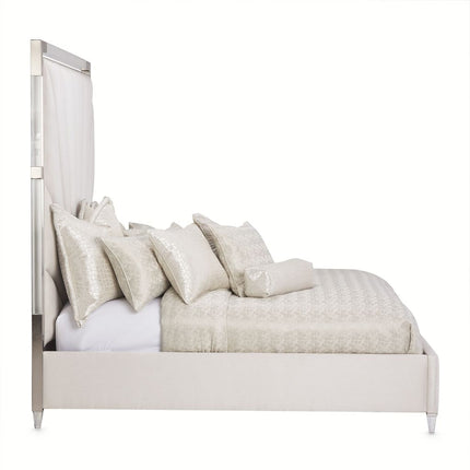 Michael Amini Penthouse Bed - Ash Gray