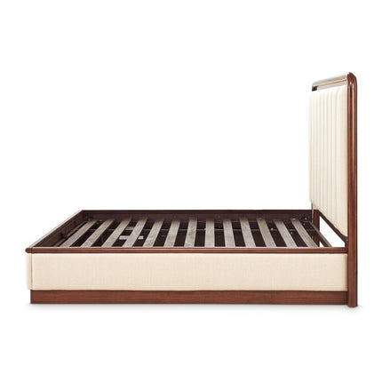 Michael Amini Mason Park Platform Bed with Lift Mechanism - Umber