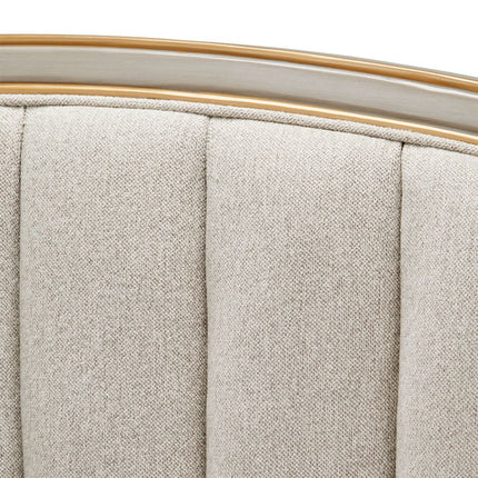 Michael Amini St. Charles Upholstered Bed - Dove Gray