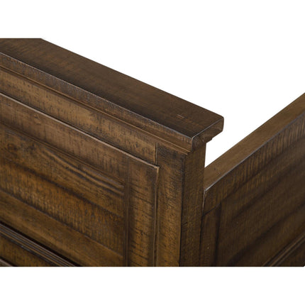 Magnussen Home Bay Creek Toasted Nutmeg Panel Queen Size Bed With Storage