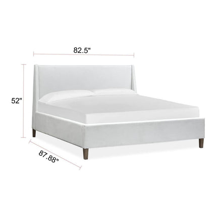 Magnussen Home Lindon Belgian Wheat & Coffee Bean Bed