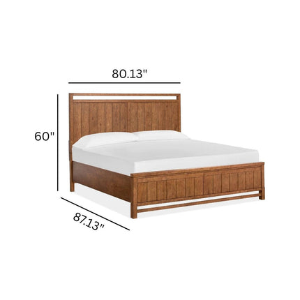 Magnussen Home Conway Honey Wheat Panel Bed