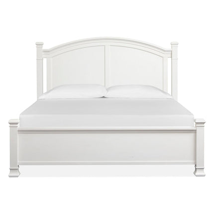 Magnussen Home Kingston Whisper White & Cerused Nutmeg Bed