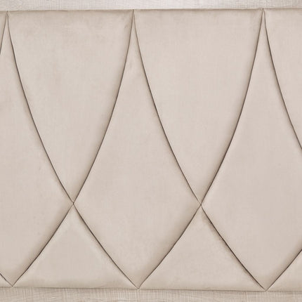 Michael Amini Marin Panel Bed - Greige