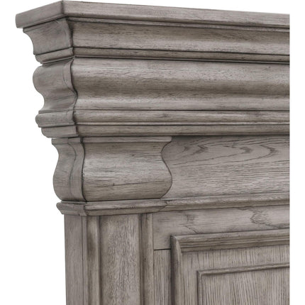 Pulaski Furniture Madison Ridge Heritage Taupe Panel Bed With Blanket Chest Footboard