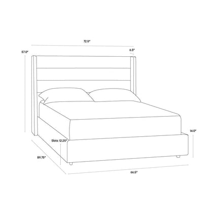 Sunpan Emmit Queen Bed