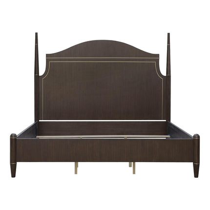 Pulaski Furniture Asher Park Piano Brown Poster King Bed
