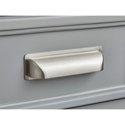 Magnussen Home Charleston Harbor Gray California King Grey Panel Bed
