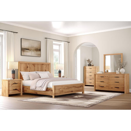 Magnussen Home Laramie Honey Wheat Bed