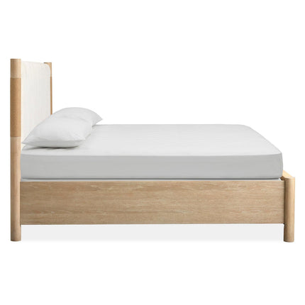 Salt Life Home Sunset Cove Sanibel Brown King Panel Upholstered Bed