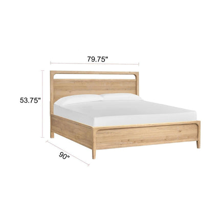 Magnussen Home Somerset Butternut Panel Bed