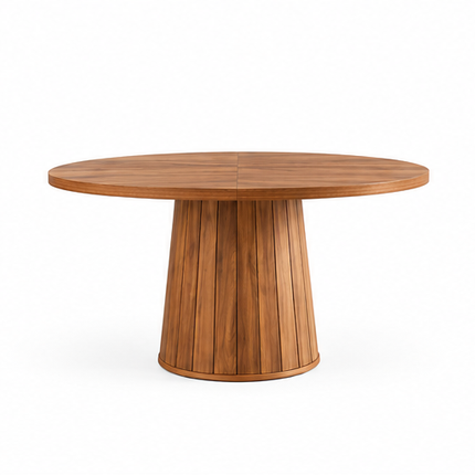 megivez-ovale-eettafel-140cm-rustiek-bruin-vooraanzicht.png