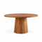 megivez-ovale-eettafel-140cm-rustiek-bruin-vooraanzicht.png