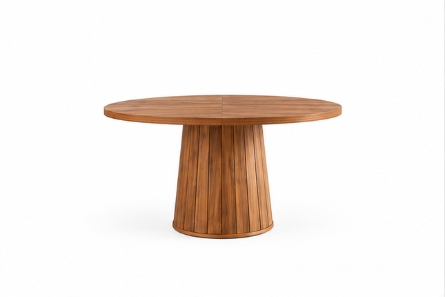 megivez-ovale-eettafel-140cm-rustiek-bruin-vooraanzicht.png