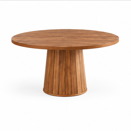 megivez-ovale-eettafel-140cm-rustiek-bruin-vooraanzicht.png