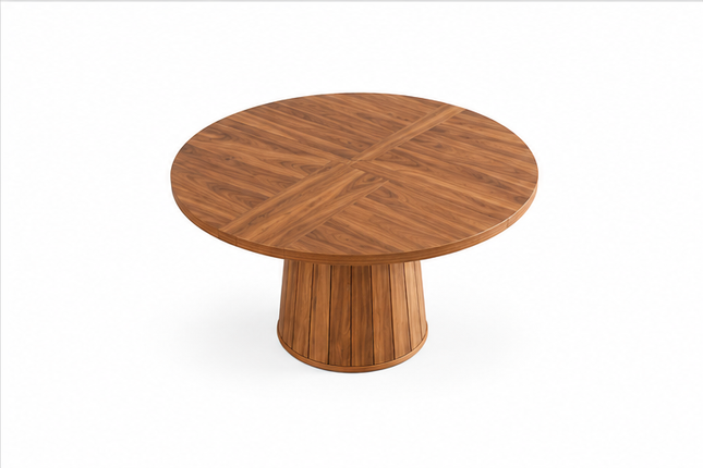 megivez-ovale-eettafel-140cm-rustiek-bruin-vooraanzicht.png