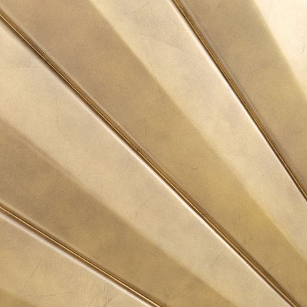 Michael Amini Fantosini King Fan Bed - Gold Leaf