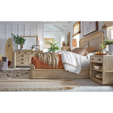 Salt Life Home Sunset Cove Sanibel Brown Queen Panel Bed