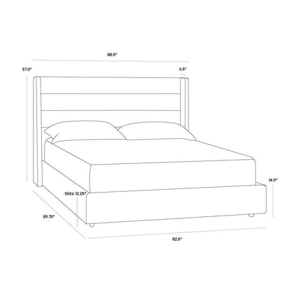 Sunpan Emmit King Bed