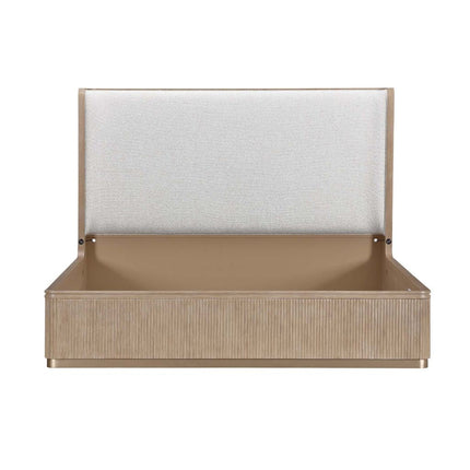 Michael Amini West Kensington Bed - Sea Salt Caramel