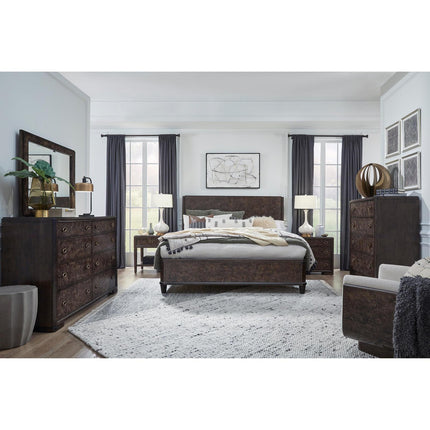Magnussen Home Rowan Espresso Panel Bed