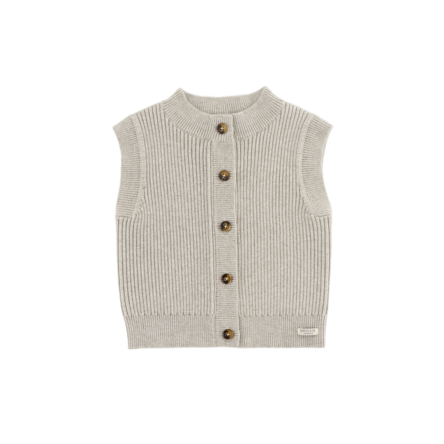 Tjitske Vest | White Sand Melange