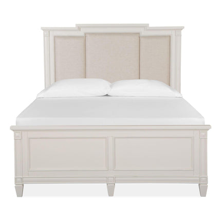 Magnussen Home Willowbrook Egg Shell White Bed