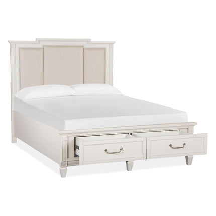Magnussen Home Willowbrook Egg Shell White Bed