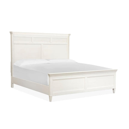 Salt Life Home Echo Isles Sea Pearl and Driftwood Queen Classic Panel Bed