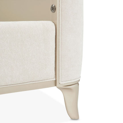 Michael Amini La Marisia Upholstered Bed - Tranquil/Champagne Gold