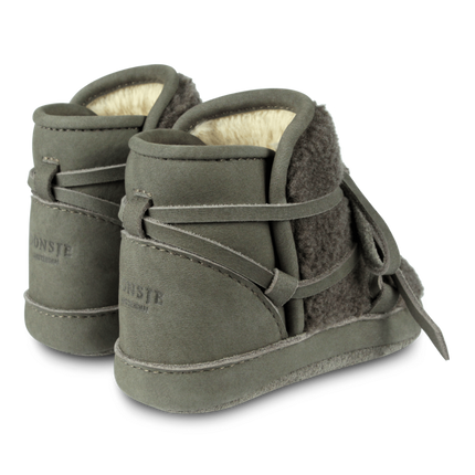 Cassi Booties | Stone Nubuck