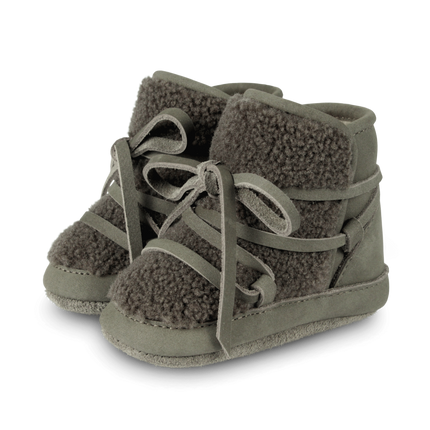 Cassi Booties | Stone Nubuck
