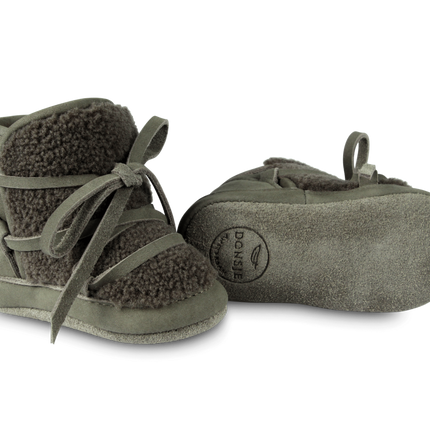 Cassi Booties | Stone Nubuck