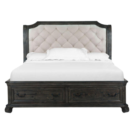 Magnussen Home Bellamy Peppercorn Sleigh Bed