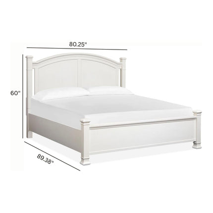 Magnussen Home Kingston Whisper White & Cerused Nutmeg Bed