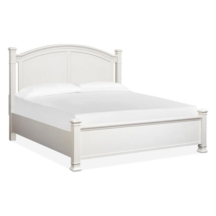 Magnussen Home Kingston Whisper White & Cerused Nutmeg Bed